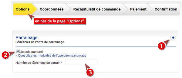 Tutoriel parrain La Poste Mobile